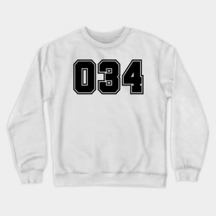 Collectible Numbered Tee Collection: Find Your Number! Crewneck Sweatshirt